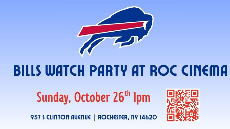 Bills Watch Party at Roc Cinema