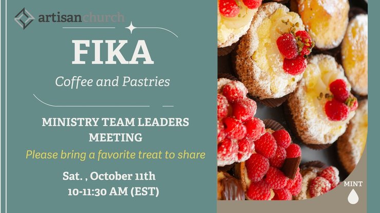 MINT: Ministry Team Leaders Meeting