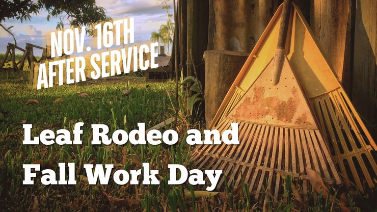 Leaf Rodeo and Fall Work Day