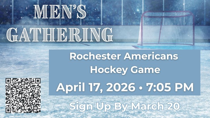 Men's Gathering at the Rochester American's Hockey Game
